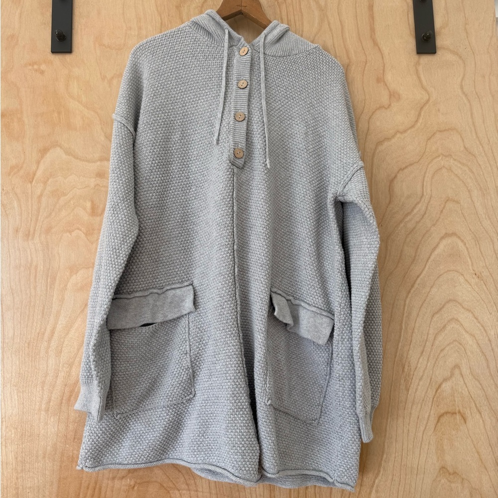Cozy Gray Hooded Jumpsuit